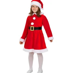 Disfraz de Mamá Noel Deluxe niña 7-9 años