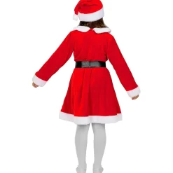 Disfraz de Mamá Noel Deluxe niña 7-9 años