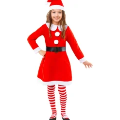 Disfraz de Mamá Noel niña 7-9 años