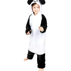 Disfraz de oso panda onesie para niños 10-12 años