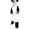 Disfraz de oso panda onesie para niños 7-9 años