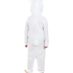 Disfraz de oso polar onesie para niños 5-6 años