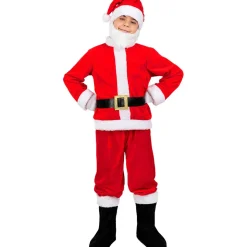 Disfraz de Papá Noel Deluxe niño 3-4 años