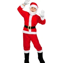Disfraz de Papá Noel Deluxe niño 3-4 años