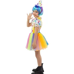 Disfraz de payasa para niña 10-12 años
