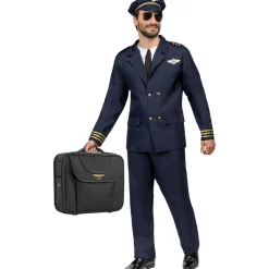 Disfraz de piloto de aviones para hombre XXL