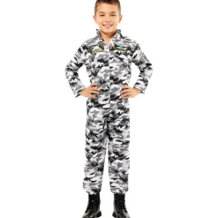 Disfraz de piloto de caza para niño 5-6 años