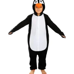 Disfraz de pingüino onesie para niños 7-9 años
