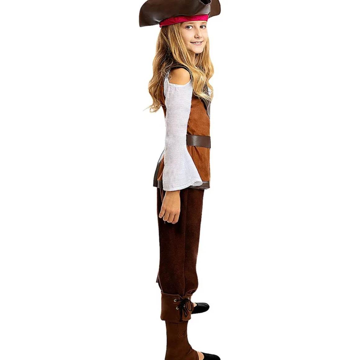 Disfraz de pirata para niña - Colección Caribe 7-9 años