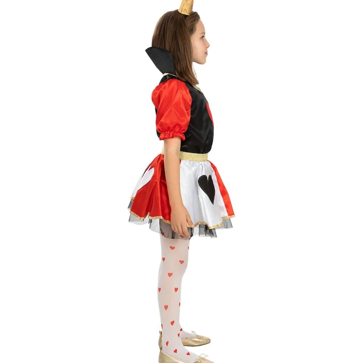 Disfraz de Reina de corazones para niña 7-9 años