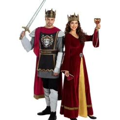 Disfraz de rey Arturo Deluxe para hombre XL