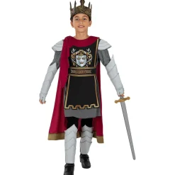 Disfraz de rey Arturo Deluxe para niño 10-12 años