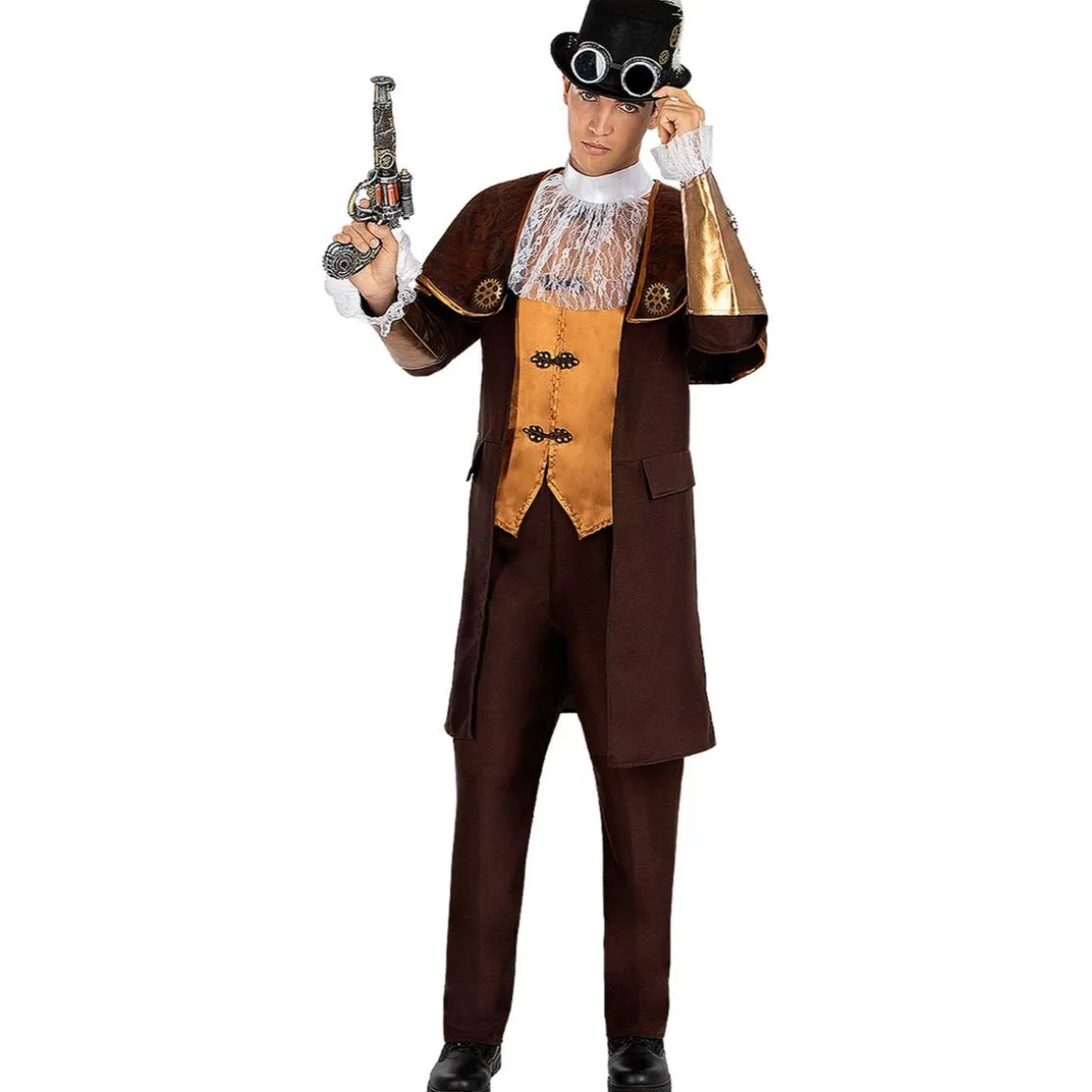 Disfraz de Steampunk elegante para hombre XXL