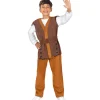 Disfraz de tabernero medieval para niño 10-12 años