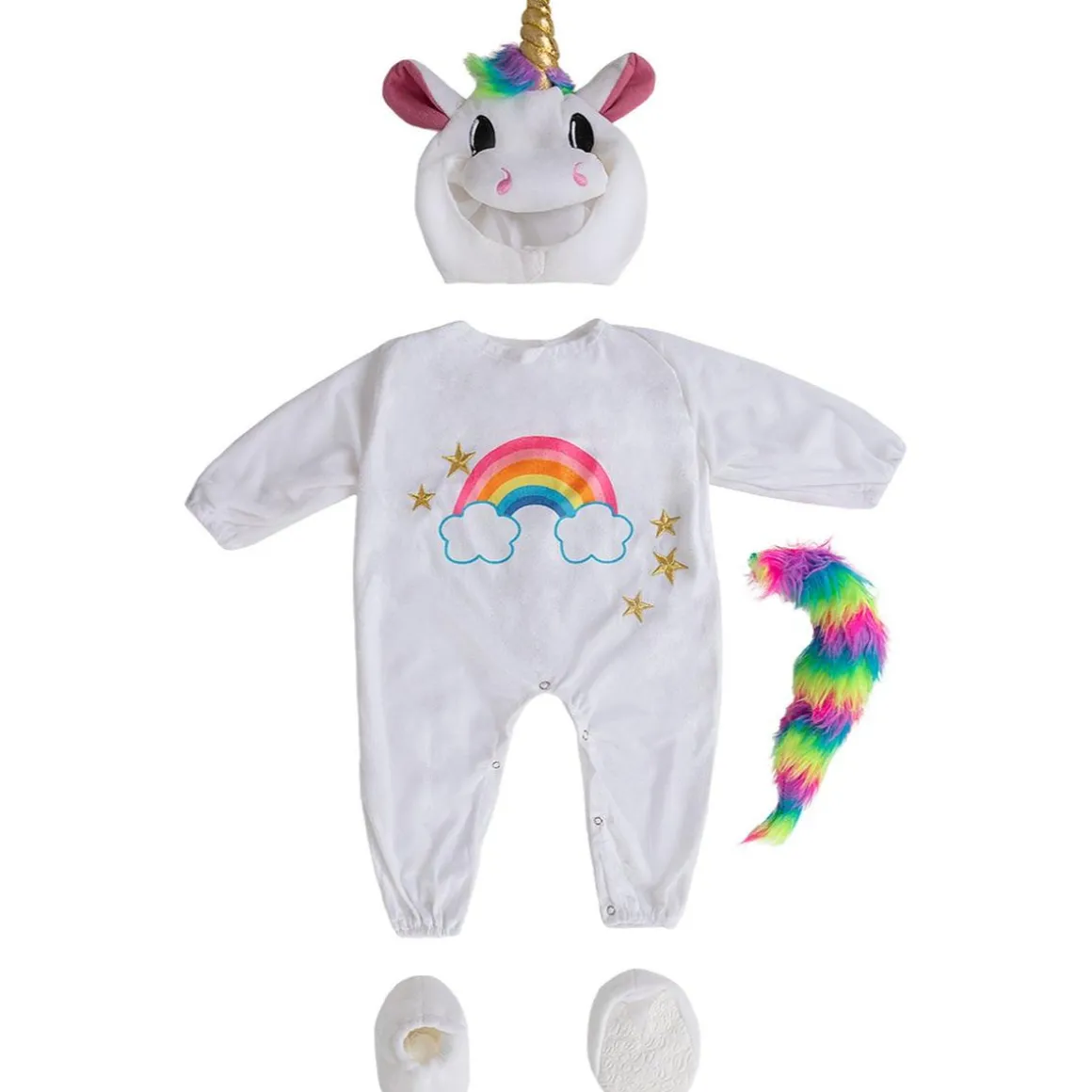 Disfraz de unicornio para bebé 6-12 meses