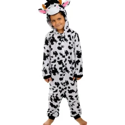 Disfraz de vaca onesie para niños 7-9 años
