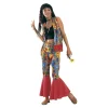 Disfraz hippie con flores para adulto Talla única ㅤ
