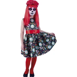 Disfraz infantil - Guadalupe Día de los muertos 5-6 años