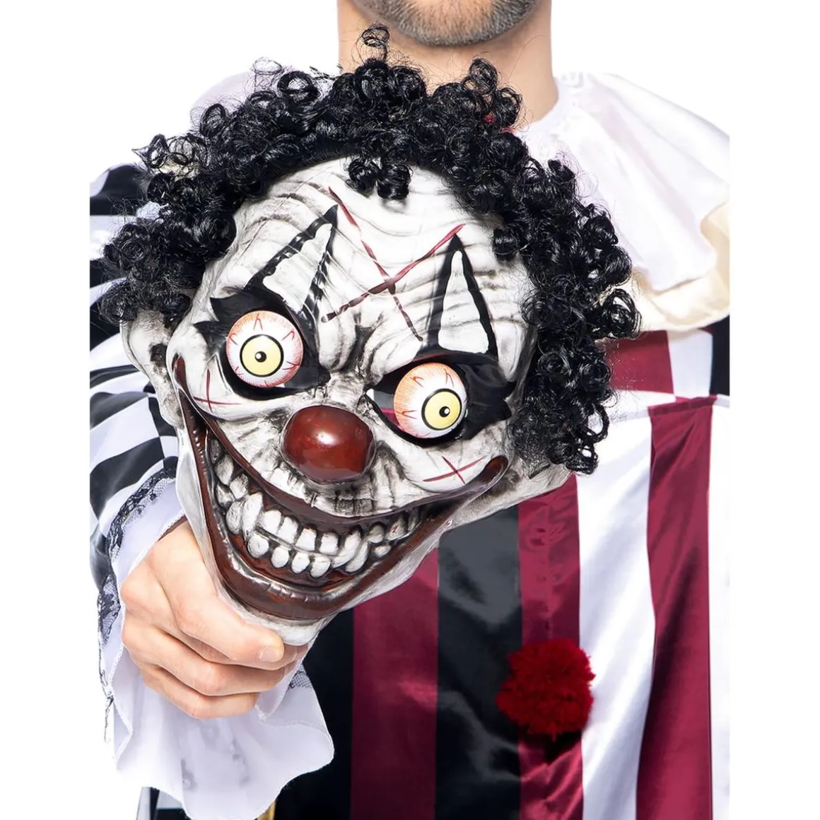 Disfraz Payaso Terrorífico Premium hombre XXL