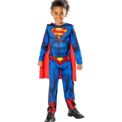Disfraz Superman sostenible con capa 7-8 años (122-128 cm)ㅤ