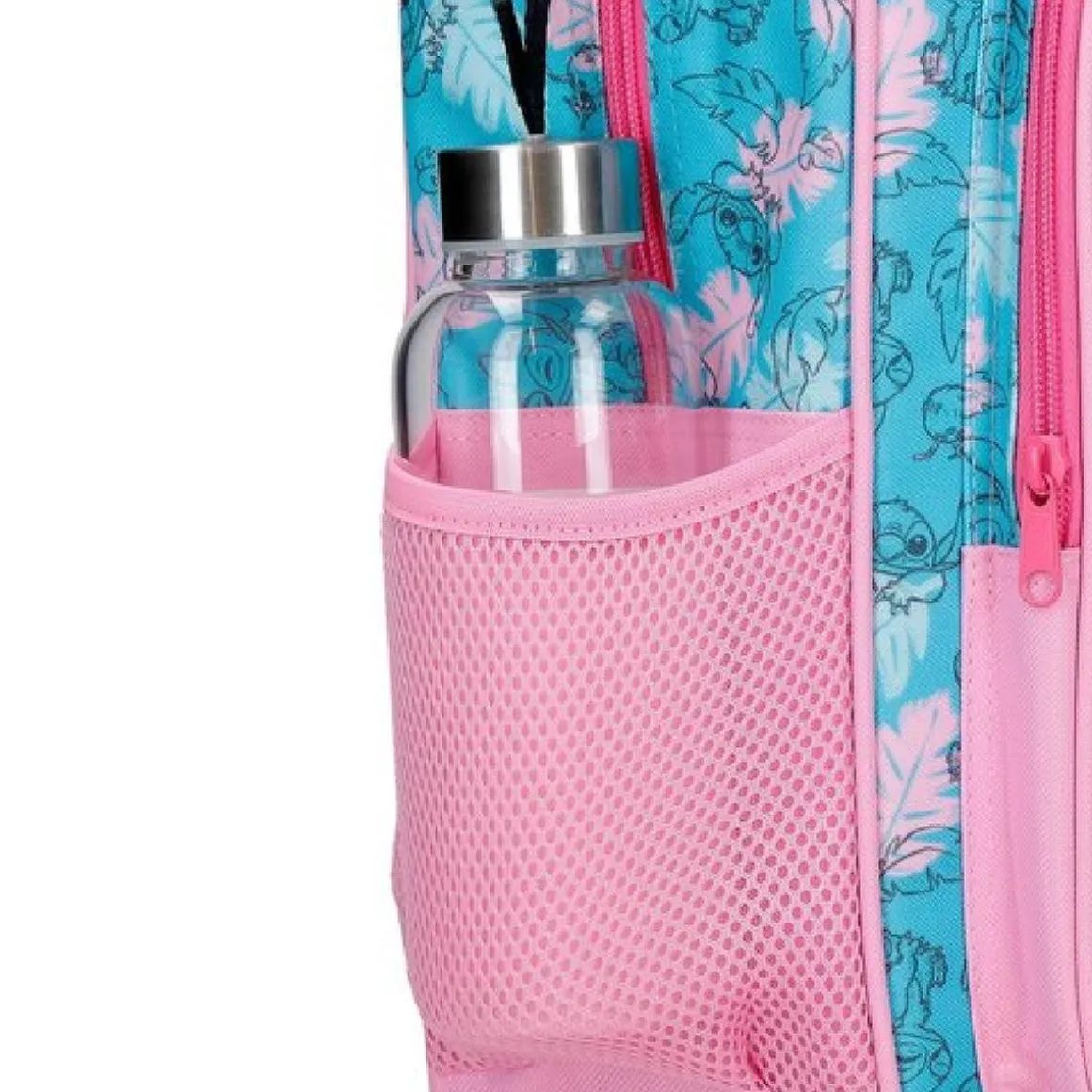 Disney - Mochila preescolar 28 cm adaptable a carro - Heart Stitch