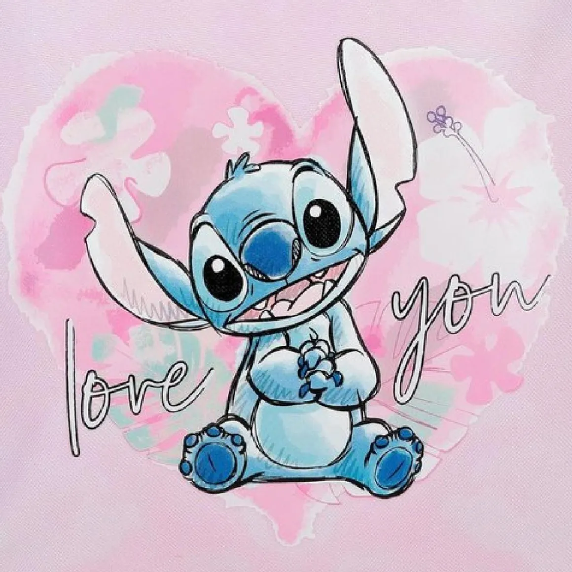 Disney - Mochila preescolar 28 cm adaptable a carro - Heart Stitch