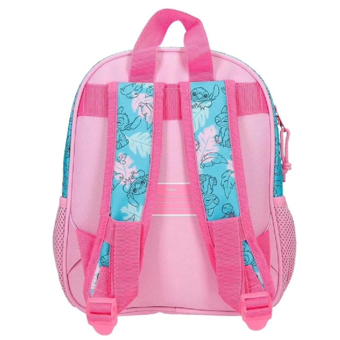 Disney - Mochila preescolar 28 cm adaptable a carro - Heart Stitch