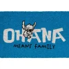 Disney - Felpudo azul Ohana Means Family