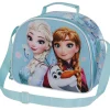 Disney - Frozen - Bolsa portamerienda Felicidad 3D, Turquesa ㅤ
