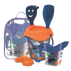 Disney - Mochila con cubo de playa Stitch y regadera