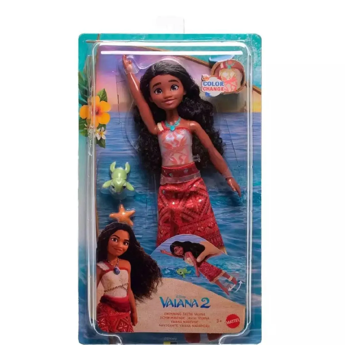 Disney - Muñeca Vaiana Nadadora