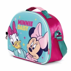 Disney - Portameriendas térmico 3D Minnie y Daisy 26x21x11 cm
