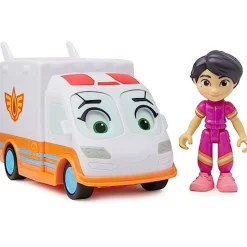 Disney - Vehículo de rescate Firebuds Core Violet y Axl ㅤ