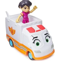 Disney - Vehículo de rescate Firebuds Core Violet y Axl ㅤ