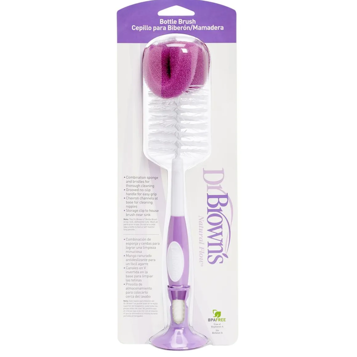 Dr. Brown's - Cepillo Limpia Biberones (varios colores)