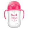 Dr. Brown´s - Mi primer vaso con pajita 270 ml Rosa