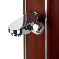 Ducha solar redonda efecto madera 32L