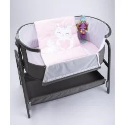 Edredón de invierno rosa para niña