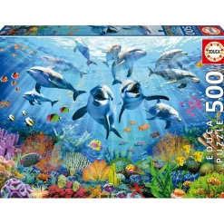 Educa Borras - Puzzle Fiesta Oceánica 500 Piezas ㅤ