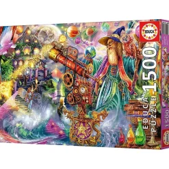 Educa Borras - Puzzle Hechizo de Mago 1500 piezas con cola fix ㅤ