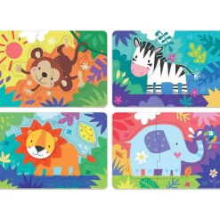 Educa Borrás - Animales de la selva - My first 4 puzzles