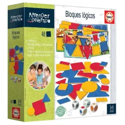 Educa Borrás - Bloques lógicos - Juego de mesa