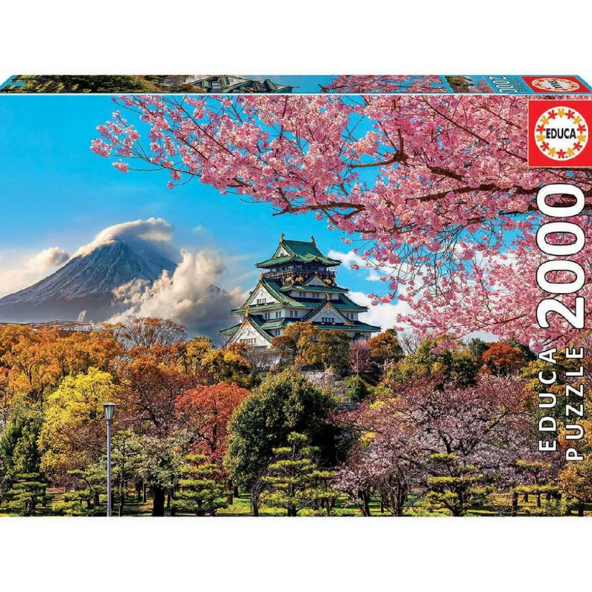 Educa Borrás - Castillo de Osaka, Japón - Puzzle 2000 piezas