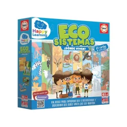 Educa Borrás - Ecosistemas - Juego de cartas Happy Learning
