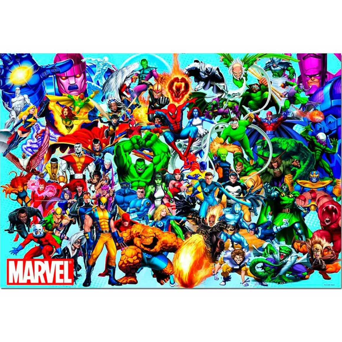 Educa Borrás - Puzzle 1000 Piezas "Los Héroes De Marvel