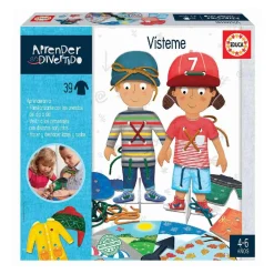 Educa Borrás - Vísteme - Juego de mesa