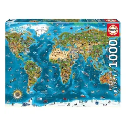 Educa Borrás - Wonders of the World - Puzzle 1000 piezas