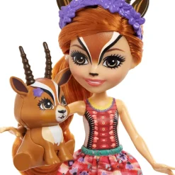 Enchantimals - Gabriela Gazelle y Racer - Pack muñeca y mascota