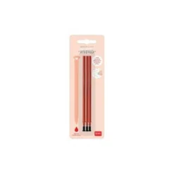 Energía - Recambio de bolígrafo gel, punta 0.7 mm, tinta rosa, pack de 3 ㅤ