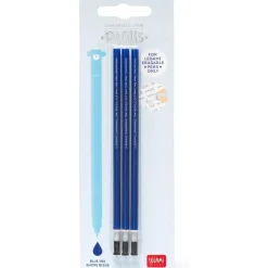 Energía - Recambio para bolígrafo de gel azul, juego de 3 piezas ㅤ